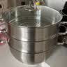 乐扣乐扣（LOCK&LOCK）304不锈钢蒸笼锅具 28cm蒸锅套装 三层LCM2287SW-3 3层 28cm 实拍图