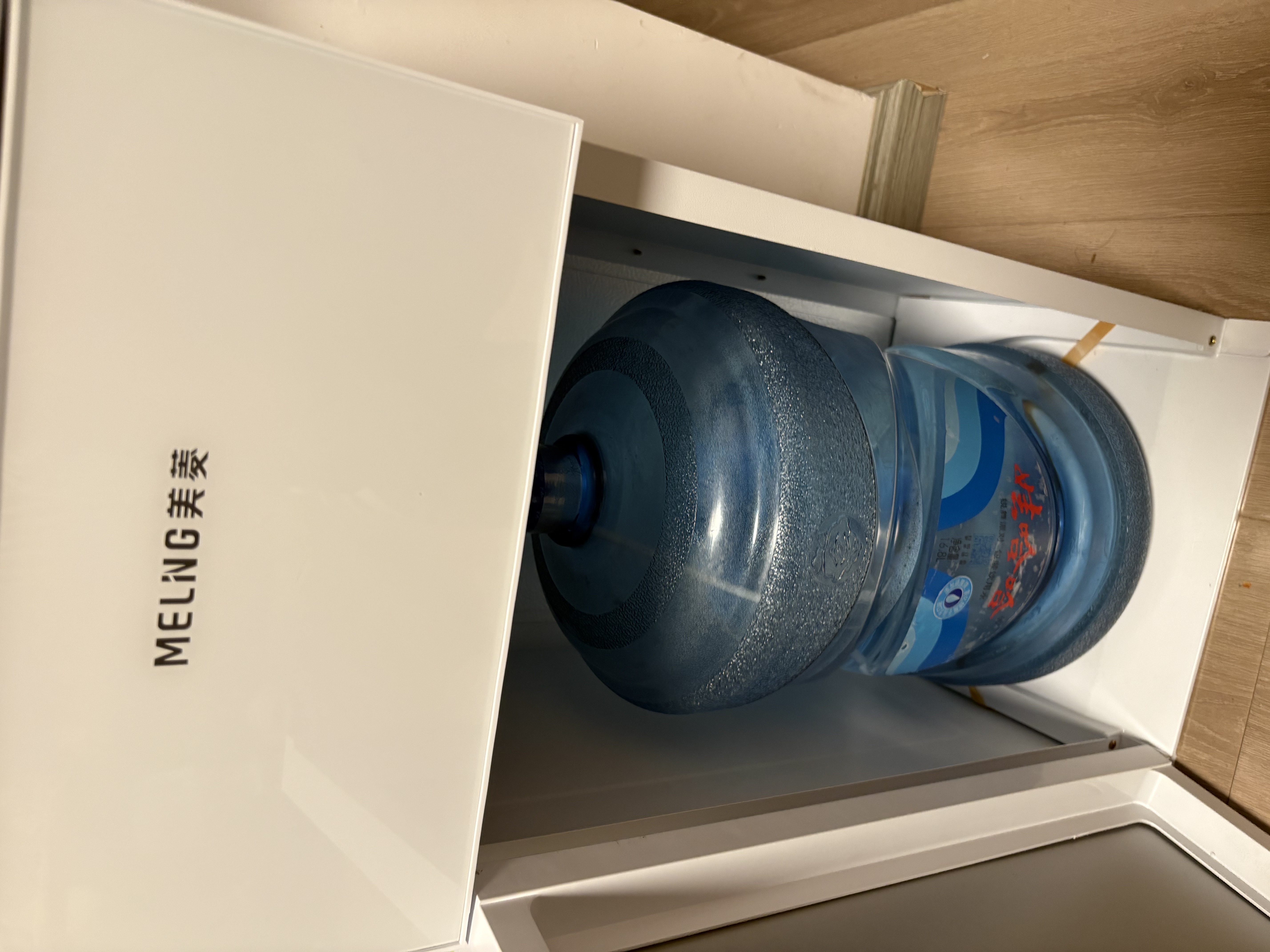 美菱（MeiLing）茶吧机家用饮水机有钛烧水壶高端客厅用智能遥控下置水桶【彩屏双显】一键选温 温热型MY-C953 实拍图