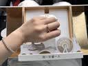 DR现货钻戒天然钻石K金戒指 雪吻 订结婚告白求婚纪念日礼物女 TOP*5分H色SI1 【白14K金】下单后【真爱验证】选择手寸 实拍图