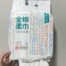 全棉时代洗脸巾160抽*1提 悬挂式100%纯棉柔一次性擦脸面巾毛巾20*20CM 实拍图
