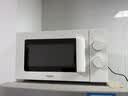 海尔（Haier）快捷微波炉家用小型 360°转盘加热 旋钮操控 易洁内胆 白色 6档火力 HW-M20J1W 实拍图