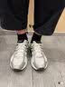 亚瑟士ASICS网面跑鞋百搭男鞋缓震运动鞋透气跑步鞋 GEL-CONTEND 4 白色/银色 42.5 实拍图