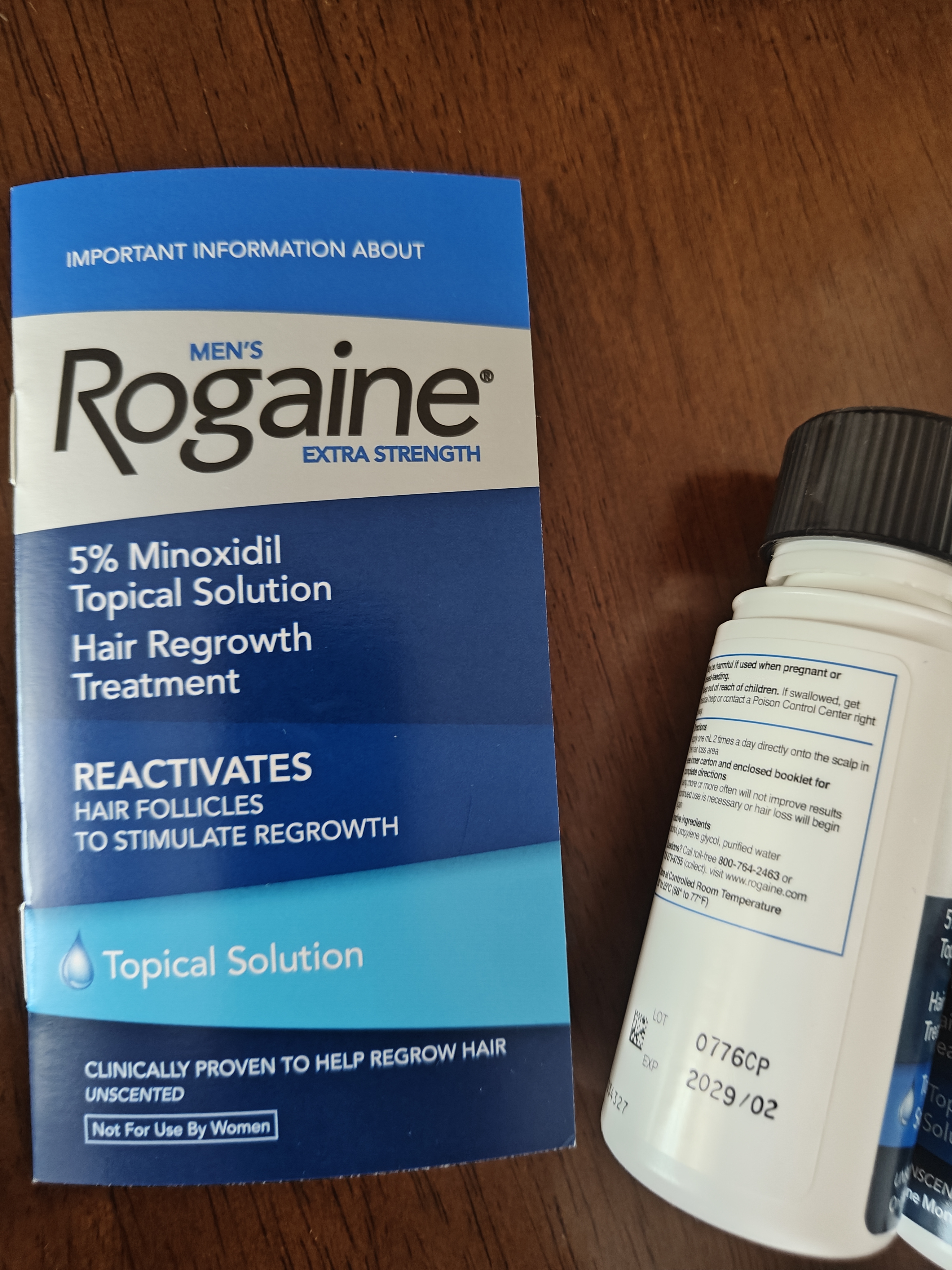 培健（Rogaine）米诺地尔泡沫剂落健 5%男士专用原研药泡沫套装京东自营美国培健进口 60g*3瓶 实拍图