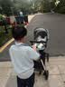 英氏YeeHoO风行遛娃神器高景观婴儿推车0-3岁可坐可躺可折叠轻便溜娃 云雾蓝【高景观遛娃神器】 实拍图