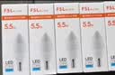 佛山照明（FSL）灯泡LED水晶尖泡球泡E27螺口超亮日光家用照明灯5.5W白光6500K 5只装 实拍图
