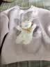 戴维贝拉（DAVE＆BELLA）男童衣服儿童毛衣半边绒小童长袖套头衫冬装新款女宝宝打底衫童装 浅紫色【DB4243197-A】 130 cm（建议身高120-130cm） 实拍图