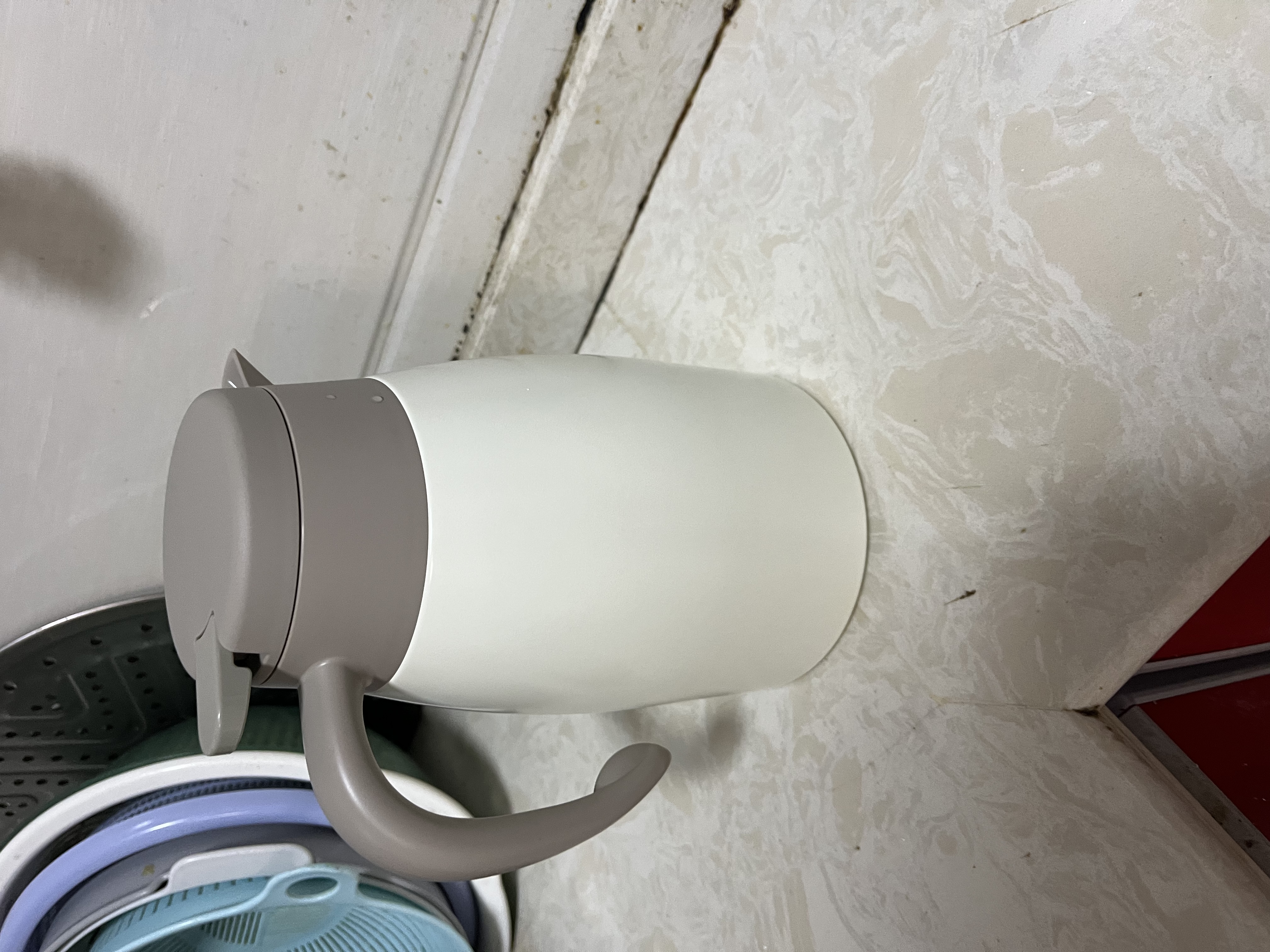 苏泊尔（SUPOR）家用真空保温瓶暖水壶瓶大容量热开水瓶壶304不锈钢1.5L燕麦白 实拍图