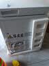 志高（CHIGO）小冰柜家用冷冻小型一级节能省电迷你卧式冷藏保鲜储母乳冷柜 128白色【一级能效 可囤60斤肉 全国联保】 实拍图