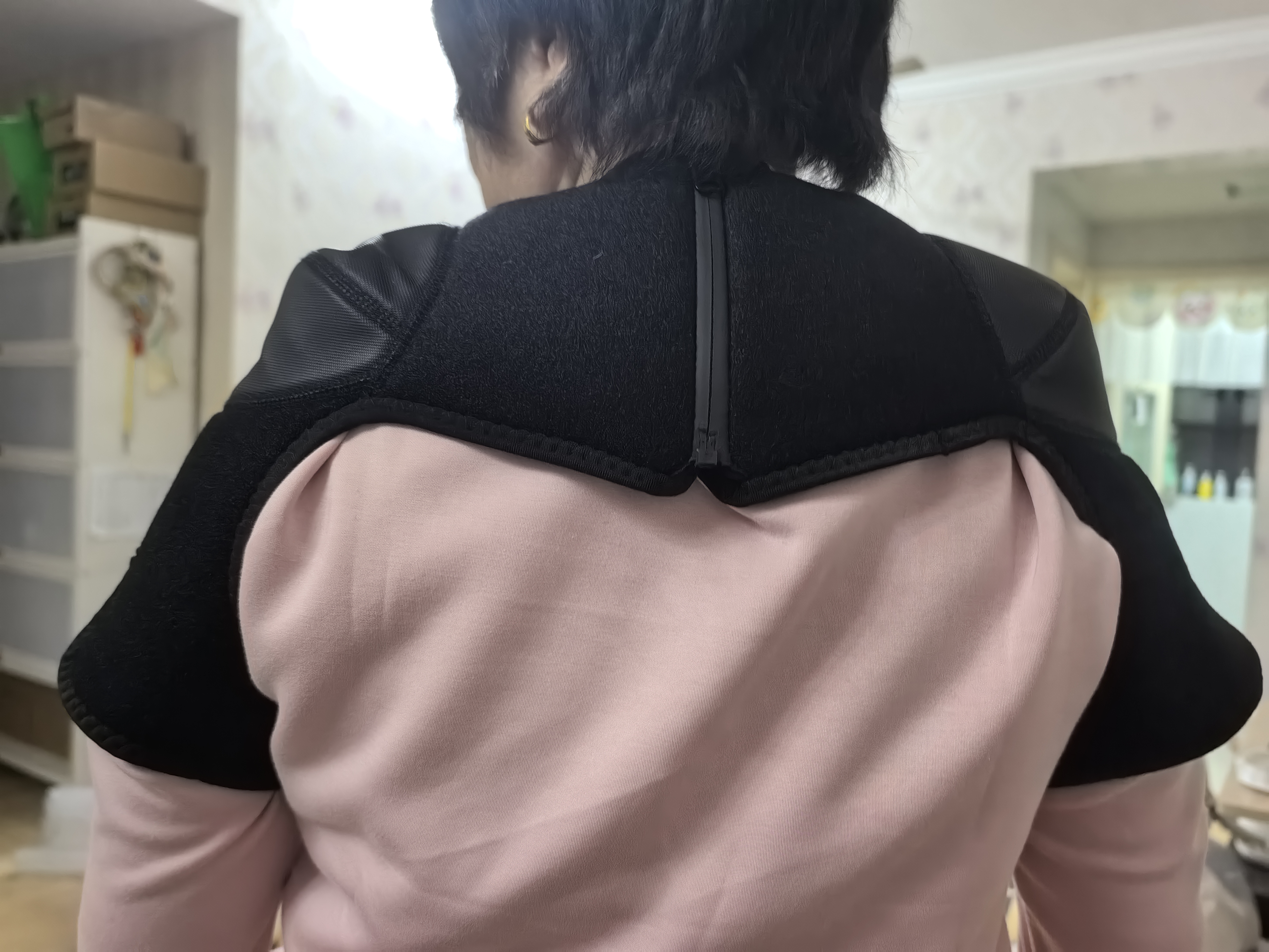 科普菲肩周颈部热敷炎艾灸肩膀按摩仪器护肩部损伤电加发热披坎肩保暖送长辈爸妈实用礼物 实拍图