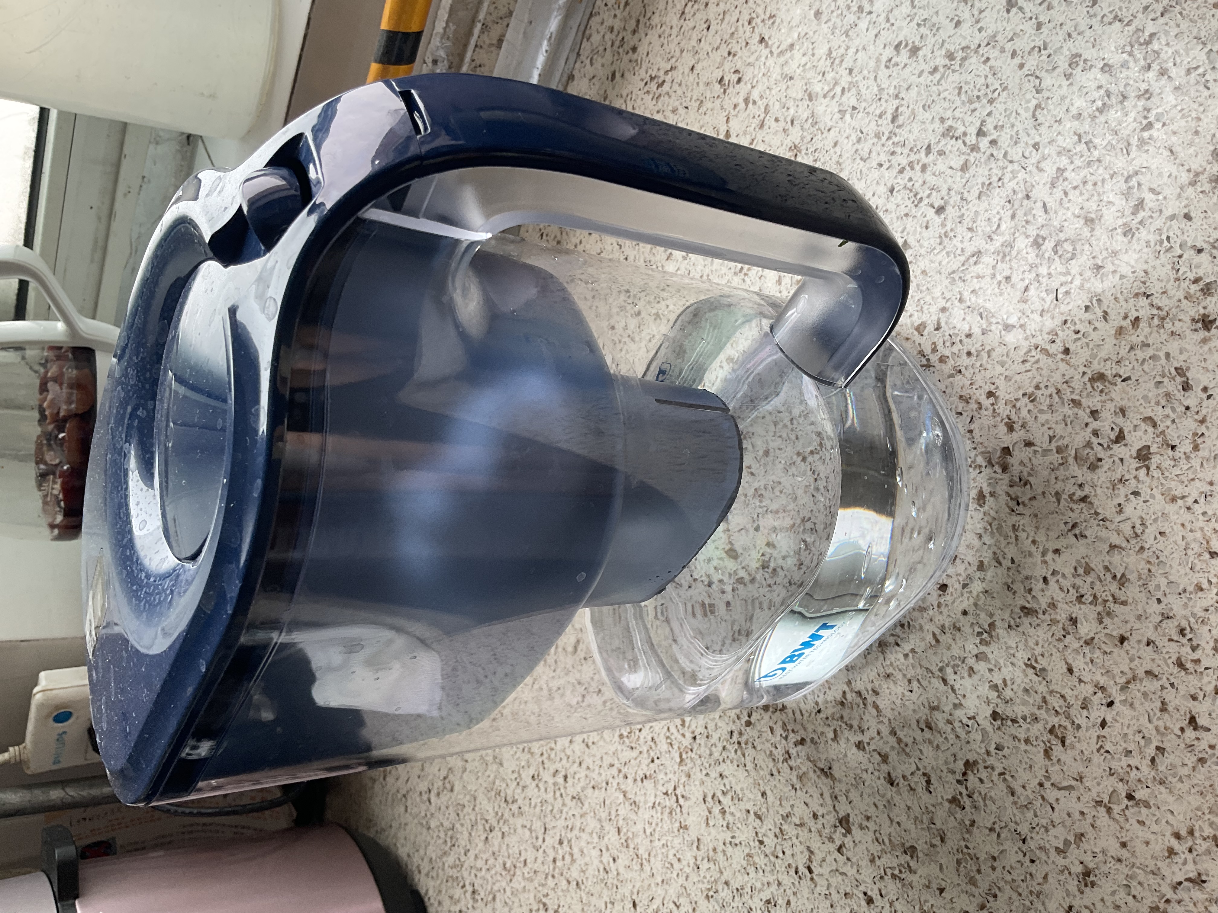 倍世（BWT）甜镁净水壶滤水壶净水器家用 欧洲镁离子滤芯 优家4.2L大容量 过滤水壶 厨房客厅通用 多功能新款 【去水垢滤芯】1壶3芯 星海蓝 实拍图
