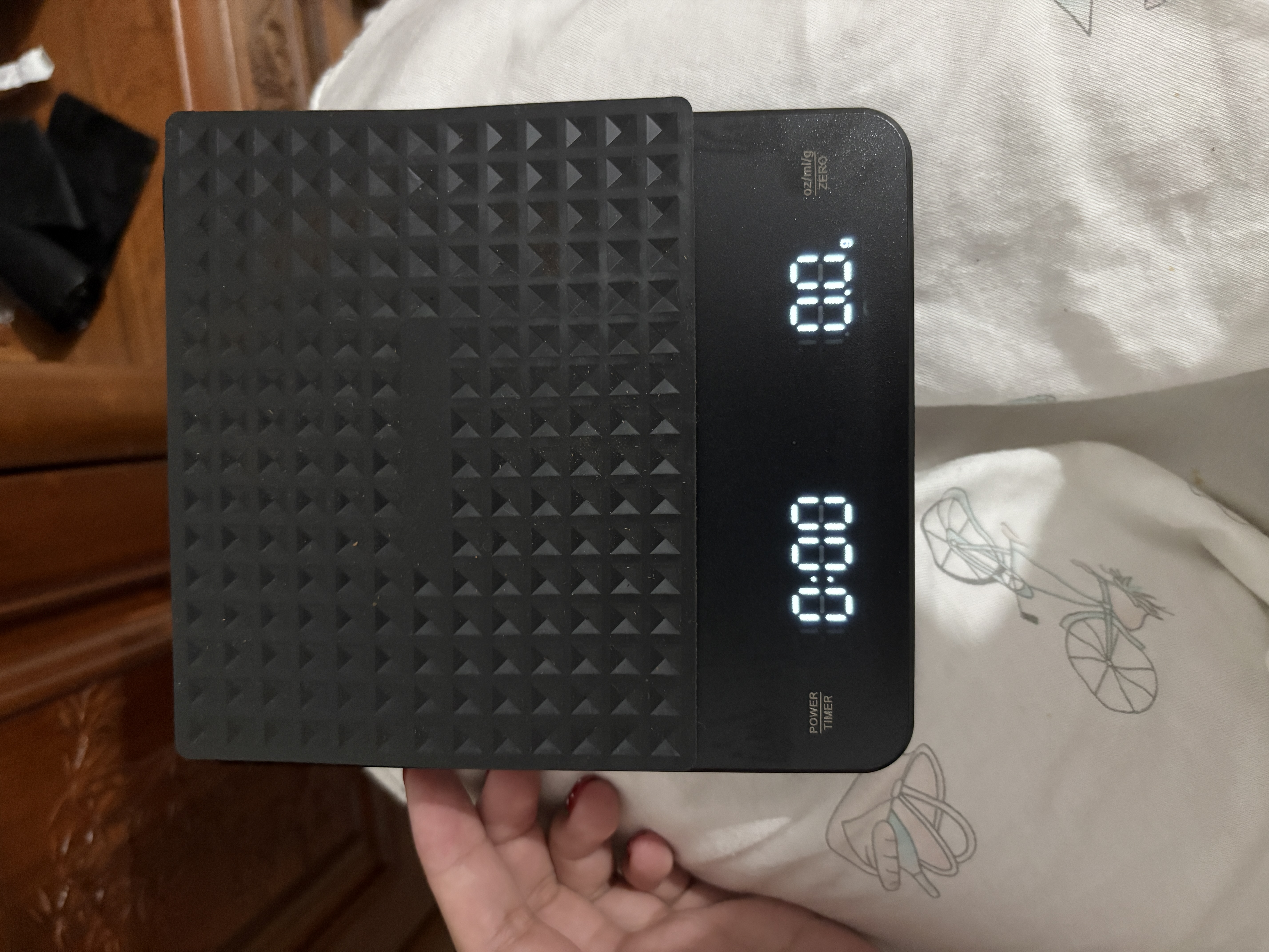 味之享 咖啡秤厨房秤电子秤手冲咖啡计时咖啡粉称重秤家用小型克重秤 实拍图