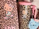 野兽派家居（tbh）保温杯HelloKitty巨无霸吸管随行杯不锈钢保冷杯水杯礼物 巨无霸保温杯 粉色豹纹 (含mini收纳包挂件) 1200ml 含mini收纳包挂件 实拍图