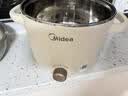 美的（Midea）电煮锅 0涂层不锈钢 宿舍小电锅 多功能家用宿舍泡面小火锅 2.6L蒸煮一体电热锅 XZC2066G 配蒸笼 实拍图