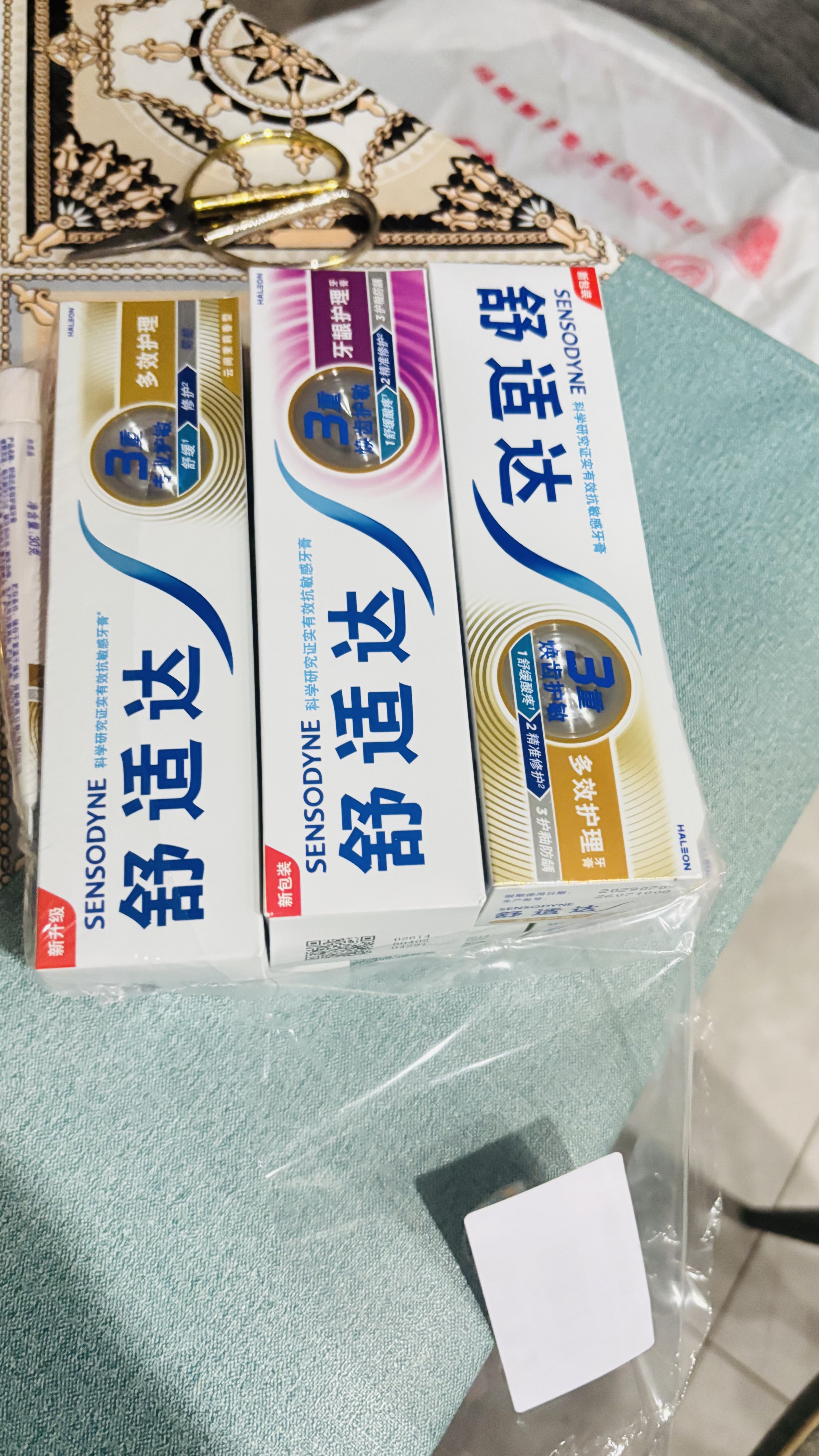 舒适达多效护龈套装590g含氟防蛀清新护龈京东自营 新老随机发 实拍图