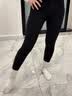 笙格儿德绒秋裤女加绒打底裤春薄绒裤内穿大码紧身线裤保暖裤子女秋冬季 黑色 L (95-115)斤 实拍图