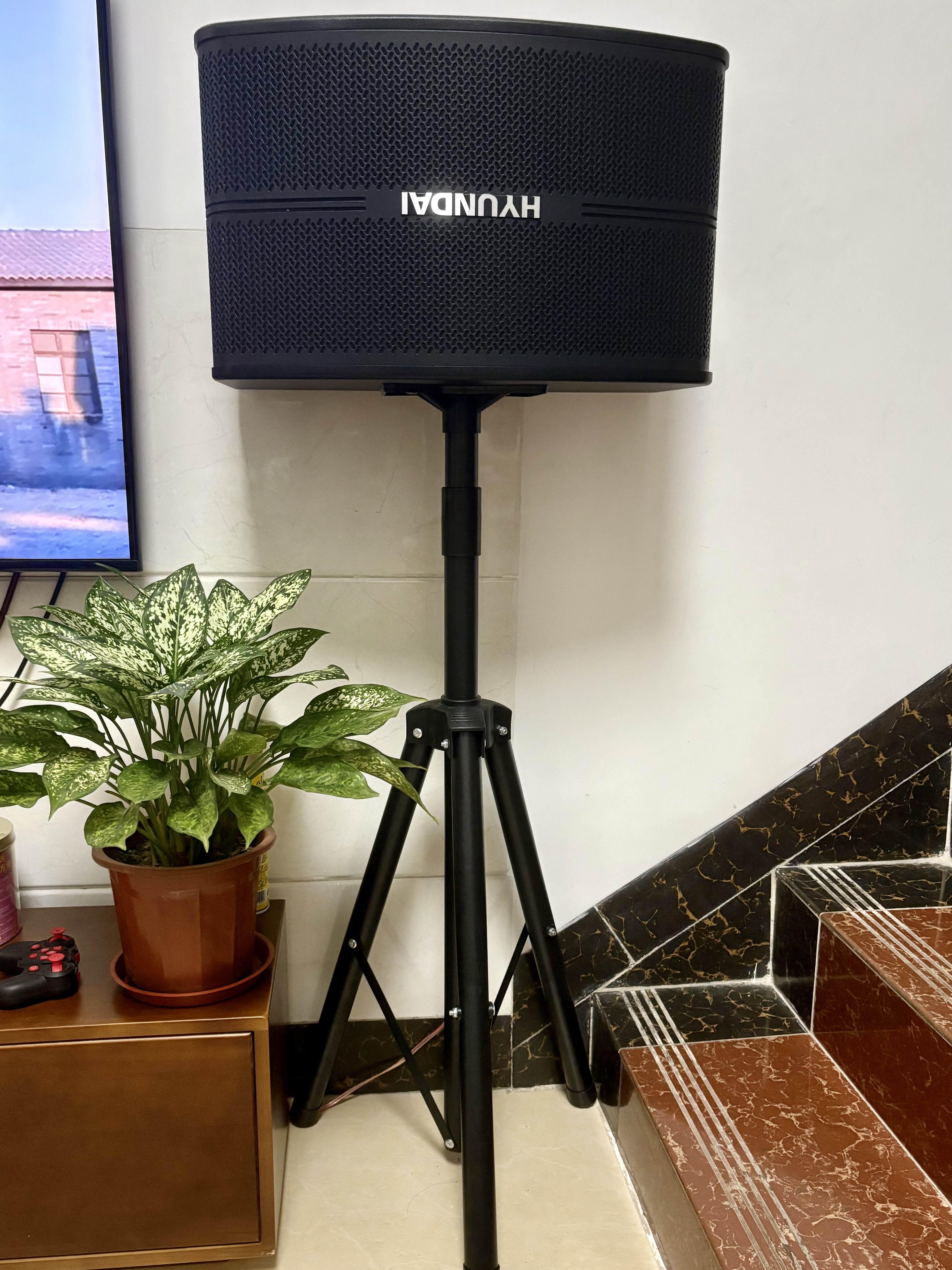 HYUNDAI【政府补贴】现代HY110K家庭ktv音响套装家用语音点歌机一体机卡拉ok点唱机客厅K歌音响全套设备 实拍图