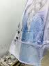 迪士尼儿童罩衣女童防水围裙画画衣宝宝吃饭围兜饭兜 7104冰雪紫 L码 实拍图