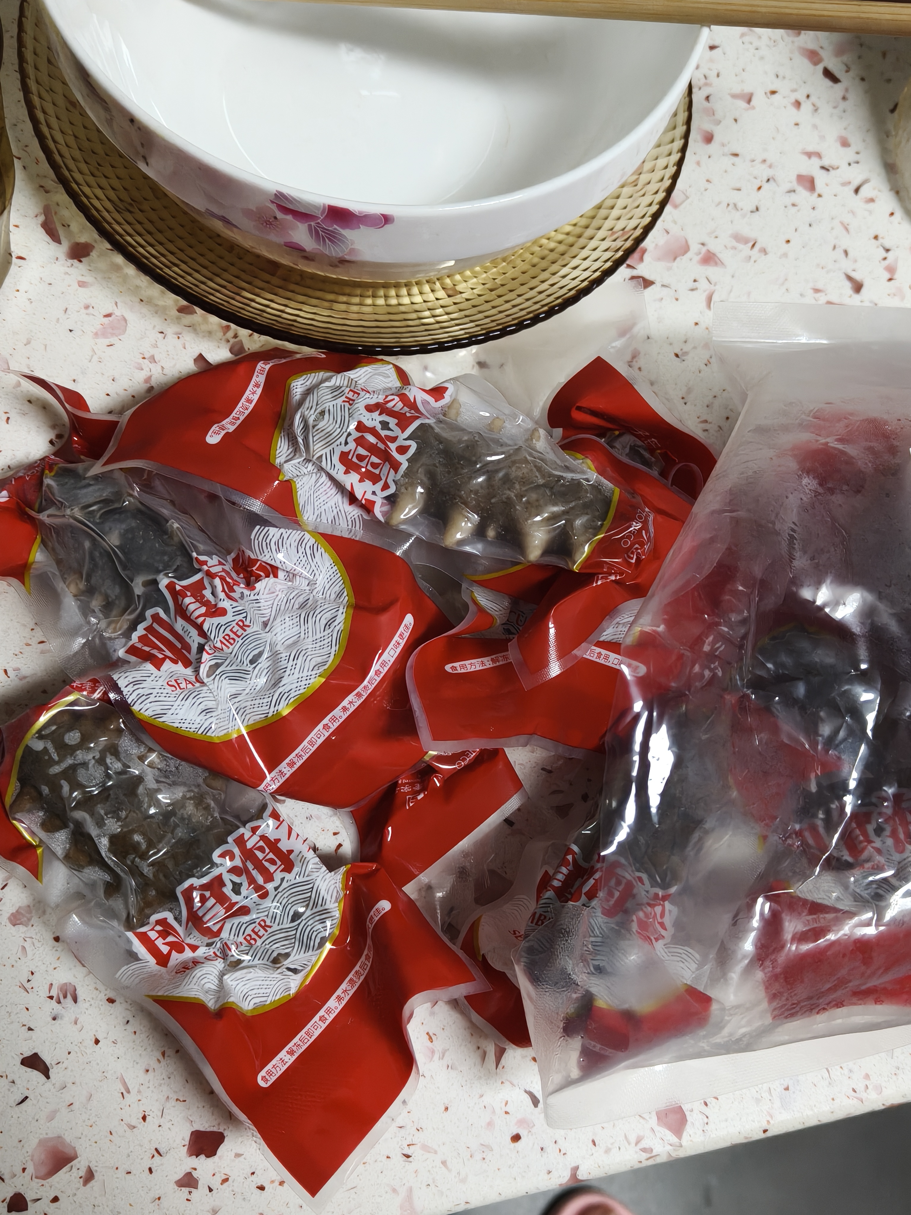 獐子岛 大连即食海参1.2kg 31-40只 固形物85% 海鲜水产送礼礼盒 实拍图