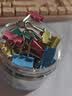 得力（deli）燕尾夹24只32mm彩色长尾夹发票夹3#中大号金属夹子票据文件夹子资料试卷夹学习文具办公用品 TP203 实拍图
