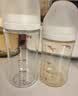 贝亲（Pigeon）玻璃奶瓶宽口径防胀气240ml M号奶嘴 3月+ AA187  实拍图