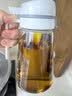 太力自动开合油壶 厨房家用玻璃油瓶不挂油防漏调料酱油瓶650ML 实拍图