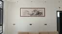 佳得雅新中式客厅装饰画沙发背景墙壁画字画山水画靠山图办公室风景挂画 望云楼A2（原版） 75*210cm宣纸锦绫+有机玻璃+胡桃色实木框（热卖款） 实拍图