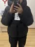 坦博尔羽绒服女短款连帽显瘦小个子女士羽绒面包服530360D 黑色 155  实拍图