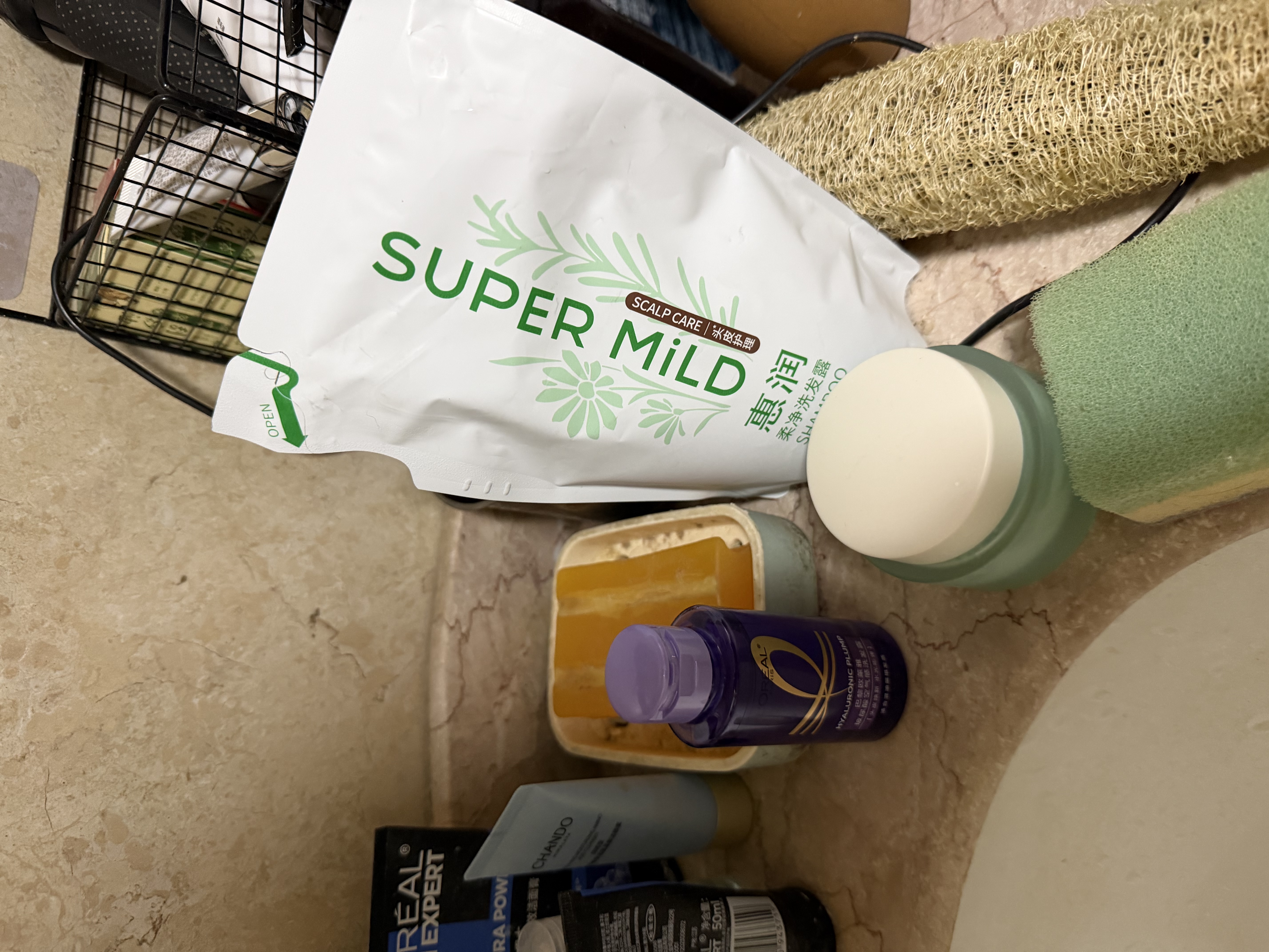惠润（SUPER MiLD）绿野洗发露替换装400ml 无硅油清爽蓬松洗发水京东自营 实拍图