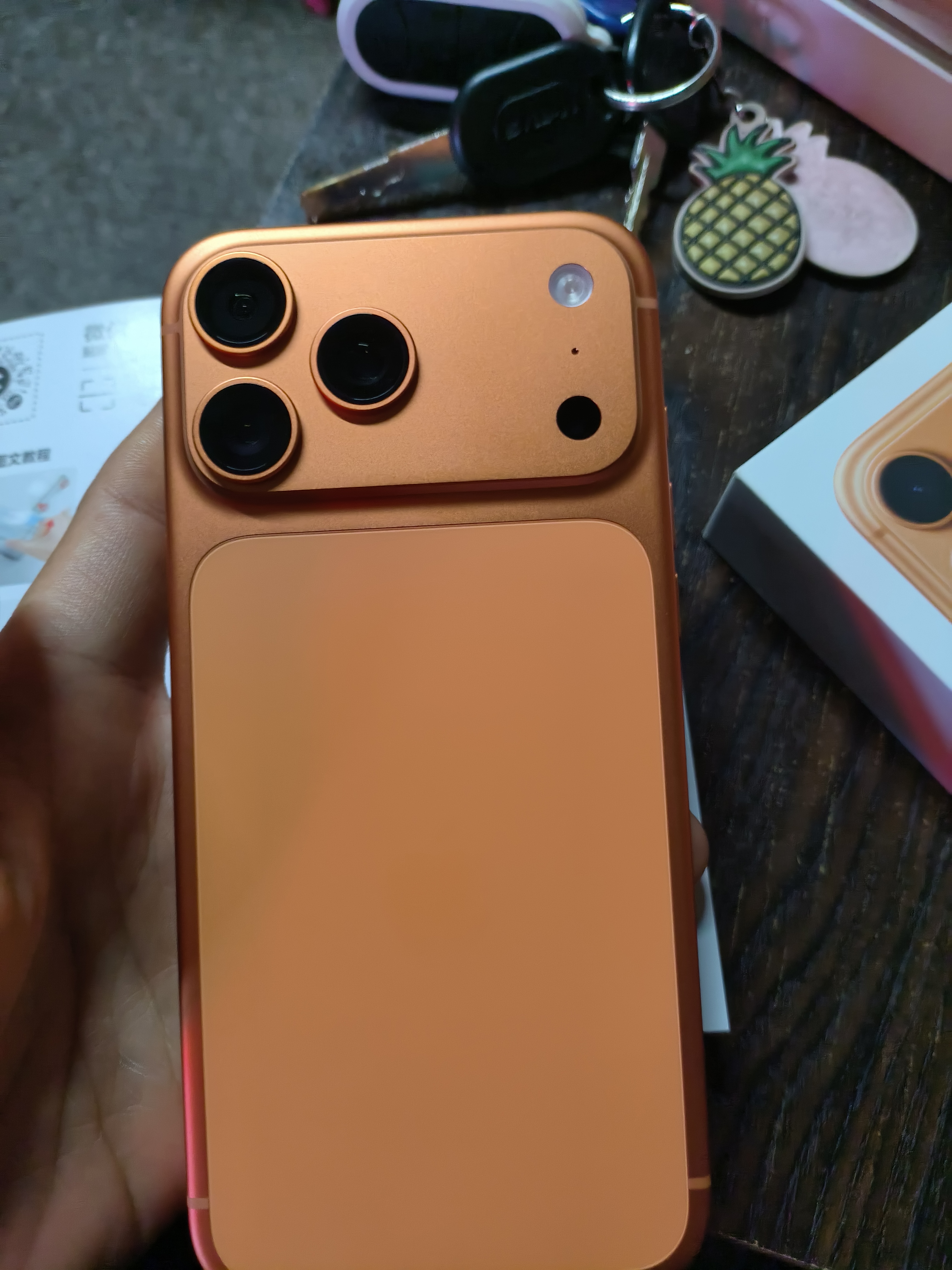 Apple/苹果iPhone 17 Pro Max 1TB 星宇橙色 移动联通电信5G 双卡双待手机 送礼好物 实拍图