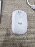 罗技（Logitech）M221 轻音鼠标 无线鼠标 办公鼠标 对称鼠标 带无线微型接收器 米白色 实拍图