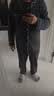 京东京造10A抑菌纯棉睡衣男衣服秋冬套装A类一等品50支情侣家居服深灰色M 实拍图