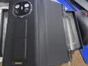 皮皮壳【腕带防摔款】适用华为matex5手机壳玄黑色真皮翻盖x5典藏版商务镜头全包保护套超薄智能视窗 实拍图