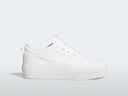 adidas NIZZA PLATFORM厚底增高运动帆布鞋女阿迪达斯三叶草 白   38 实拍图