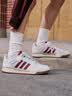 adidas ENTRAP美式校园风运动鞋少年感复古篮球风板鞋阿迪达斯 白色/红色   42 实拍图