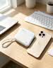 W&P充电宝【3c认证可上飞机】20000毫安大容量35W三合一自带插头快充移动电适用苹果18Pro华为小米wp 白色【20000毫安】35W低温快充 | 自带双线 新款三合一 | 氮化镓AC插头|  实拍图