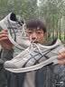 亚瑟士ASICS男鞋透气跑鞋运动鞋缓震舒适跑步鞋 GEL-CONTEND 4 白色/银色 41.5 实拍图