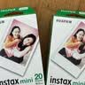 INSTAX富士instax立拍立得 mini相纸 白边双包20张+香蕴花影边框贴 实拍图
