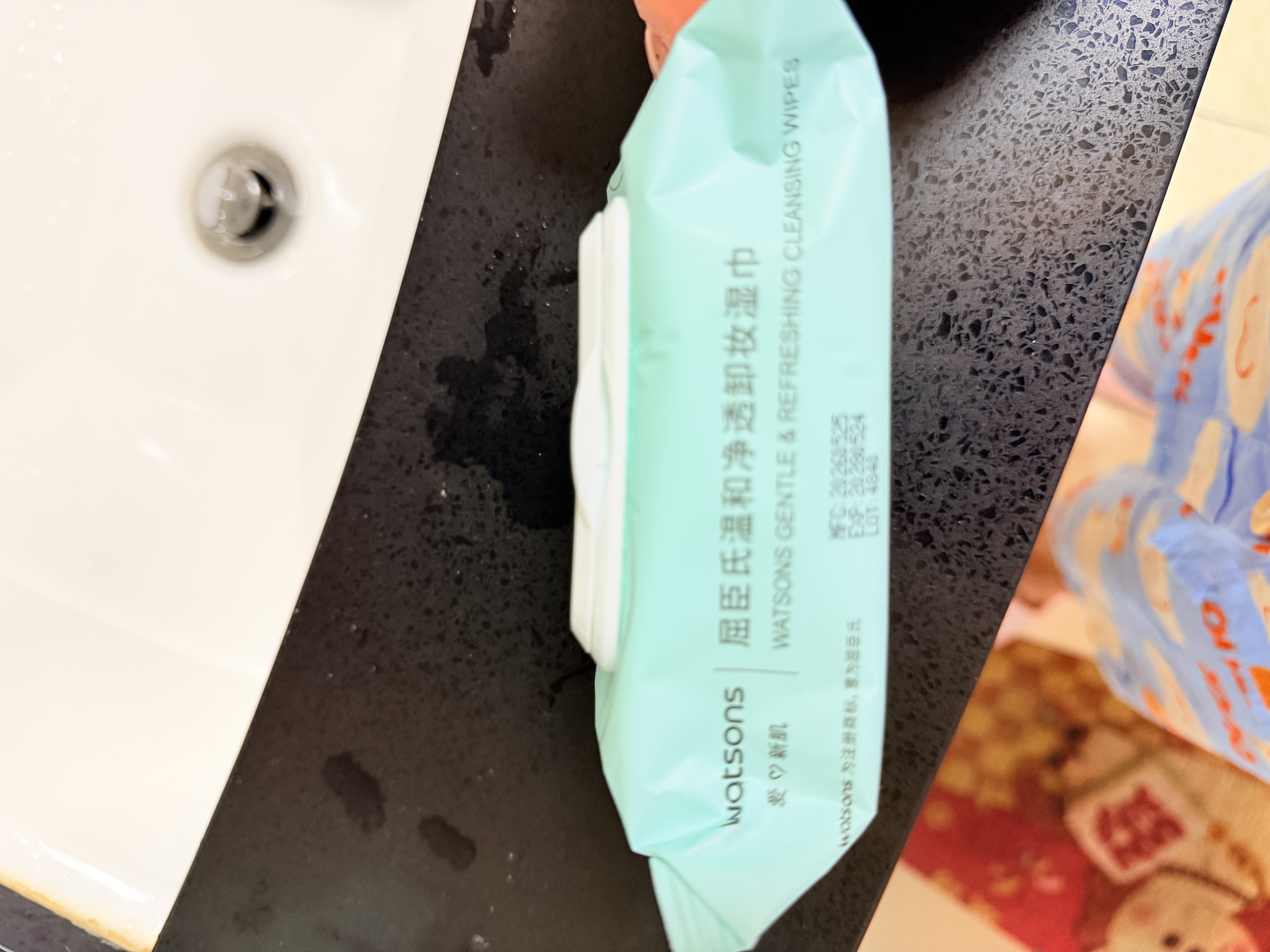 屈臣氏卸妆湿巾25片*4包氨基酸配方弱酸性Ph温和卸妆不刺激便携装抽取式 实拍图