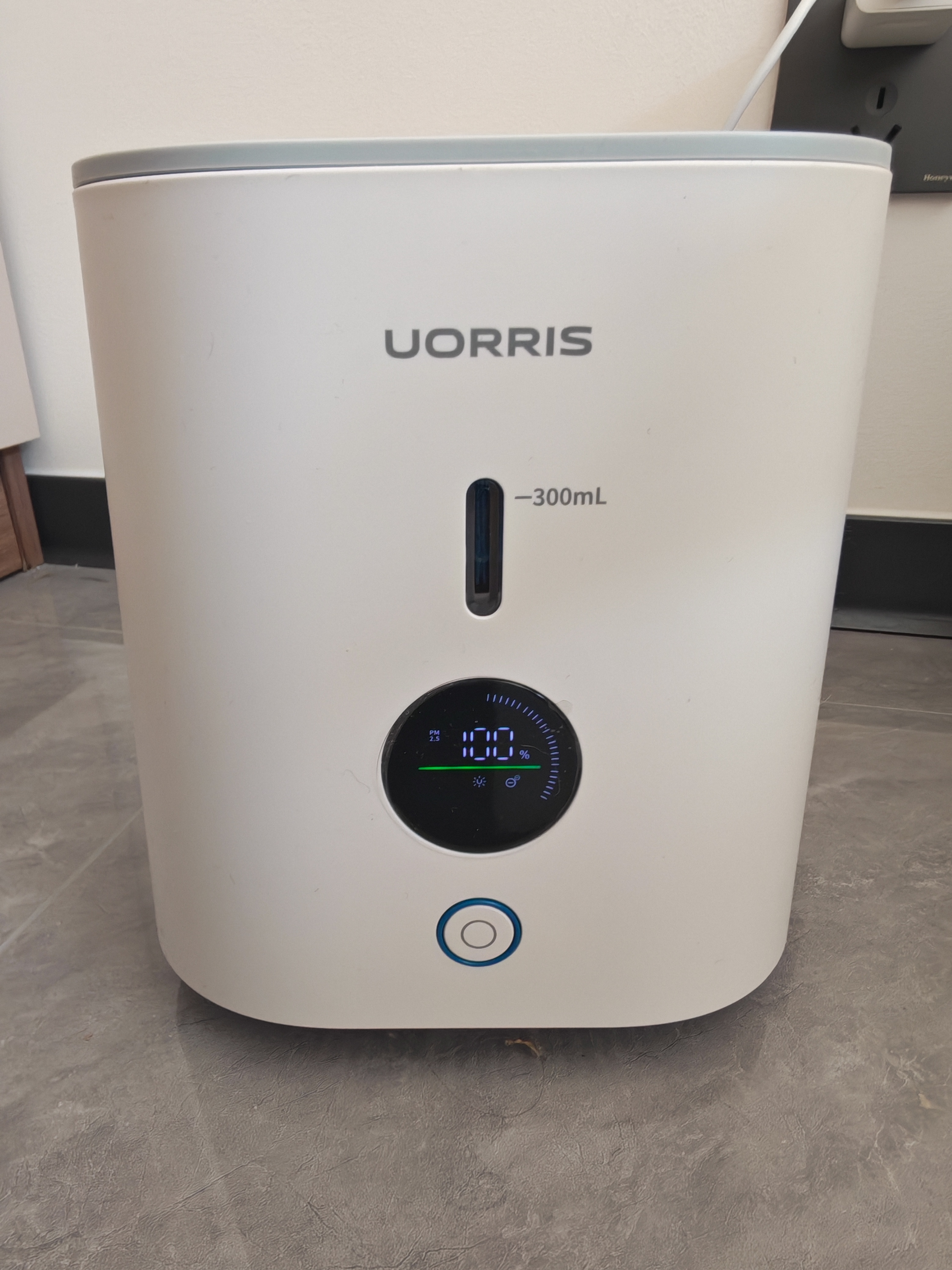UORRIS德国欧瑞氏空气净化器 无雾加湿净化一体机 除甲醛除烟味PM2.5鼻炎母婴桌面办公室小型卧室负离子 【负离子版|柔月白】无雾加湿|除醛除敏99.9% 实拍图
