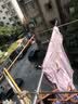 美家生活 晒衣杆 单杆伸缩不锈钢室外竿1.7-3.3米 凉衣台晒被子 实拍图