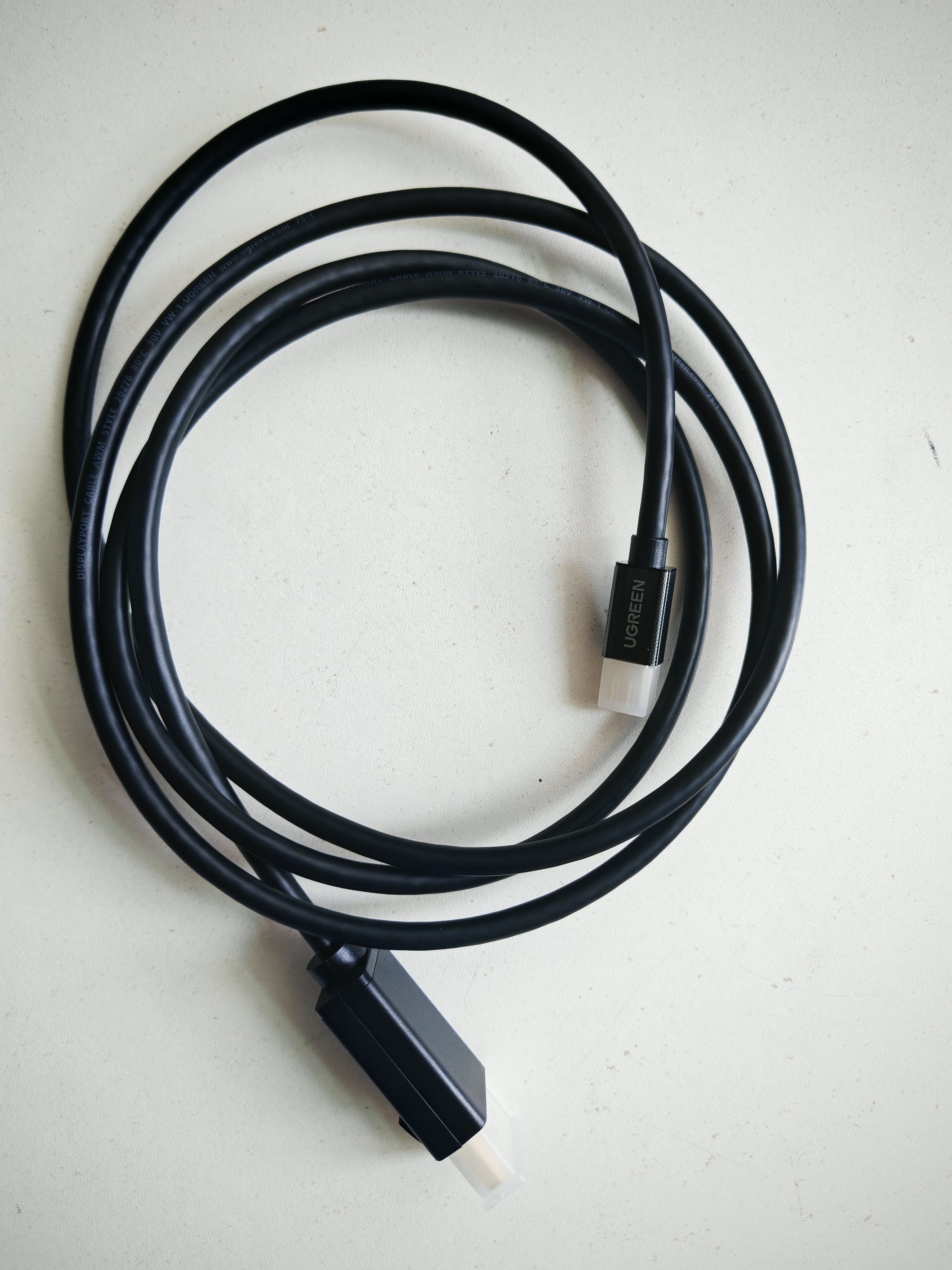 绿联Mini DP转DP1.2转接线 4K高清视频雷电口迷你dp转换器适用惠普苹果微软笔记本接显示器1.5米 10477 实拍图