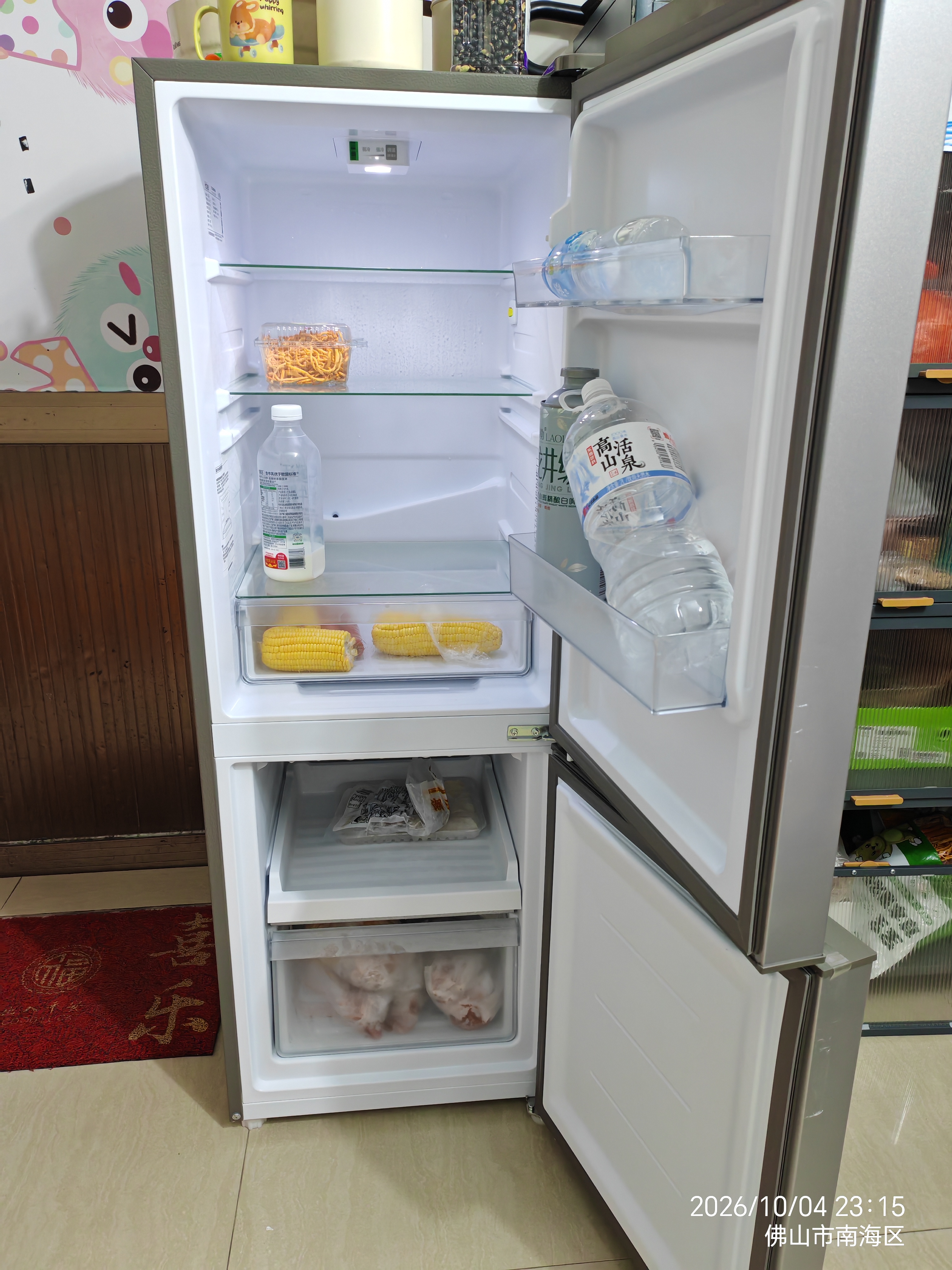 海尔（Haier）180L双门直冷小冰箱一级节能四档控温节能低噪家用冰箱HC2-180LHC3E0M7 晒单实拍图