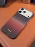 PITAKA适用苹果iPhone18ProMax手机壳相机按键全包裸机手感磁吸凯夫拉芳纶碳纤维纹高级感保护套 日落 实拍图