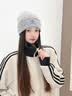 卡尔美（KELME）帽子男女秋冬季保暖户外滑雪毛线帽冷帽针织帽骑行防寒运动护耳帽 实拍图