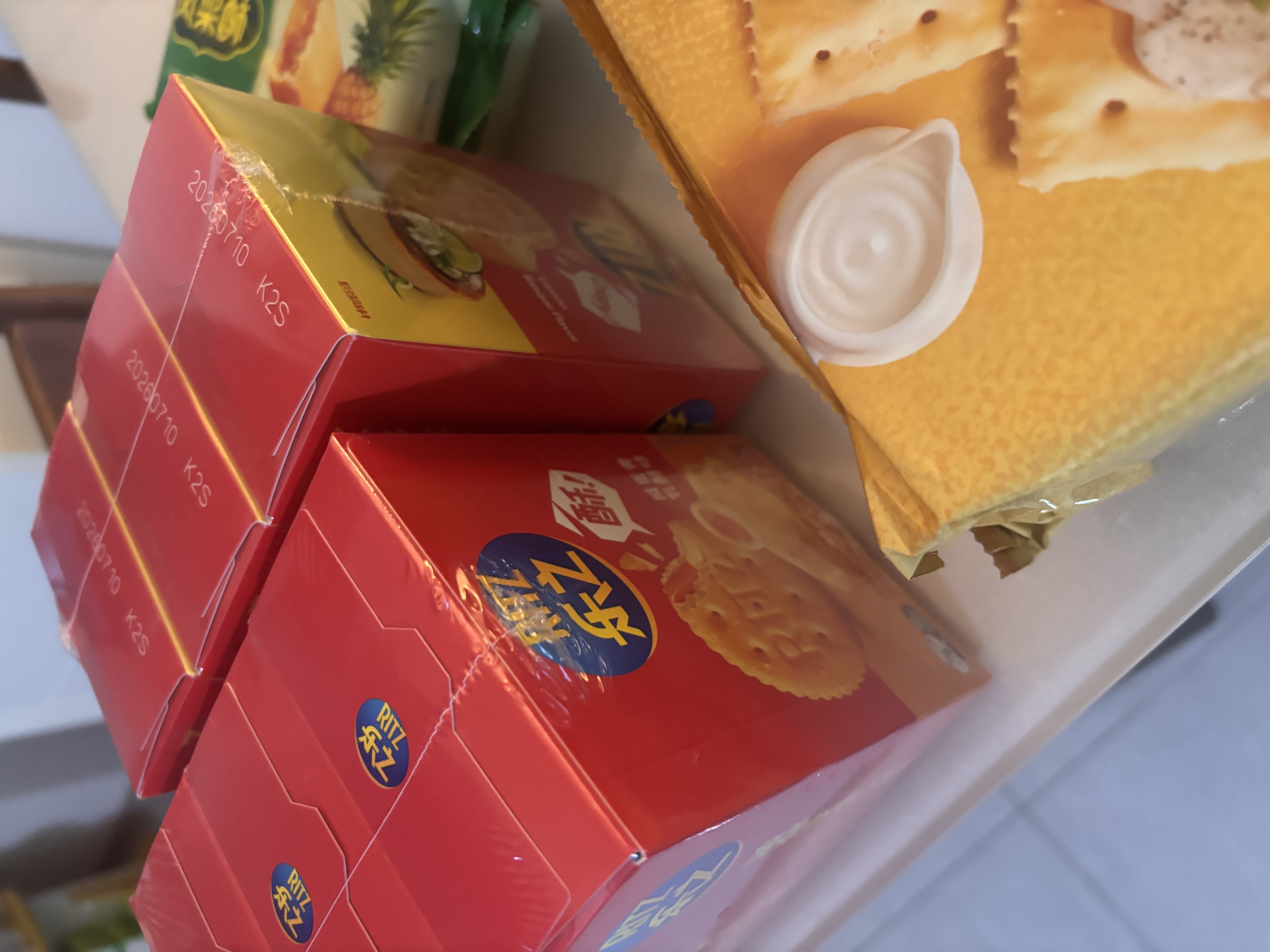 乐之夹心可酥饼柠檬巴斯克味3盒装201g 夹心饼干休闲零食 早餐下午茶 实拍图