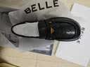 百丽（Belle）元宝乐福鞋女26春新商场同款羊皮黑色小皮鞋E9L1DAA6预售 黑色+3CM增高 37 (235mm) 实拍图