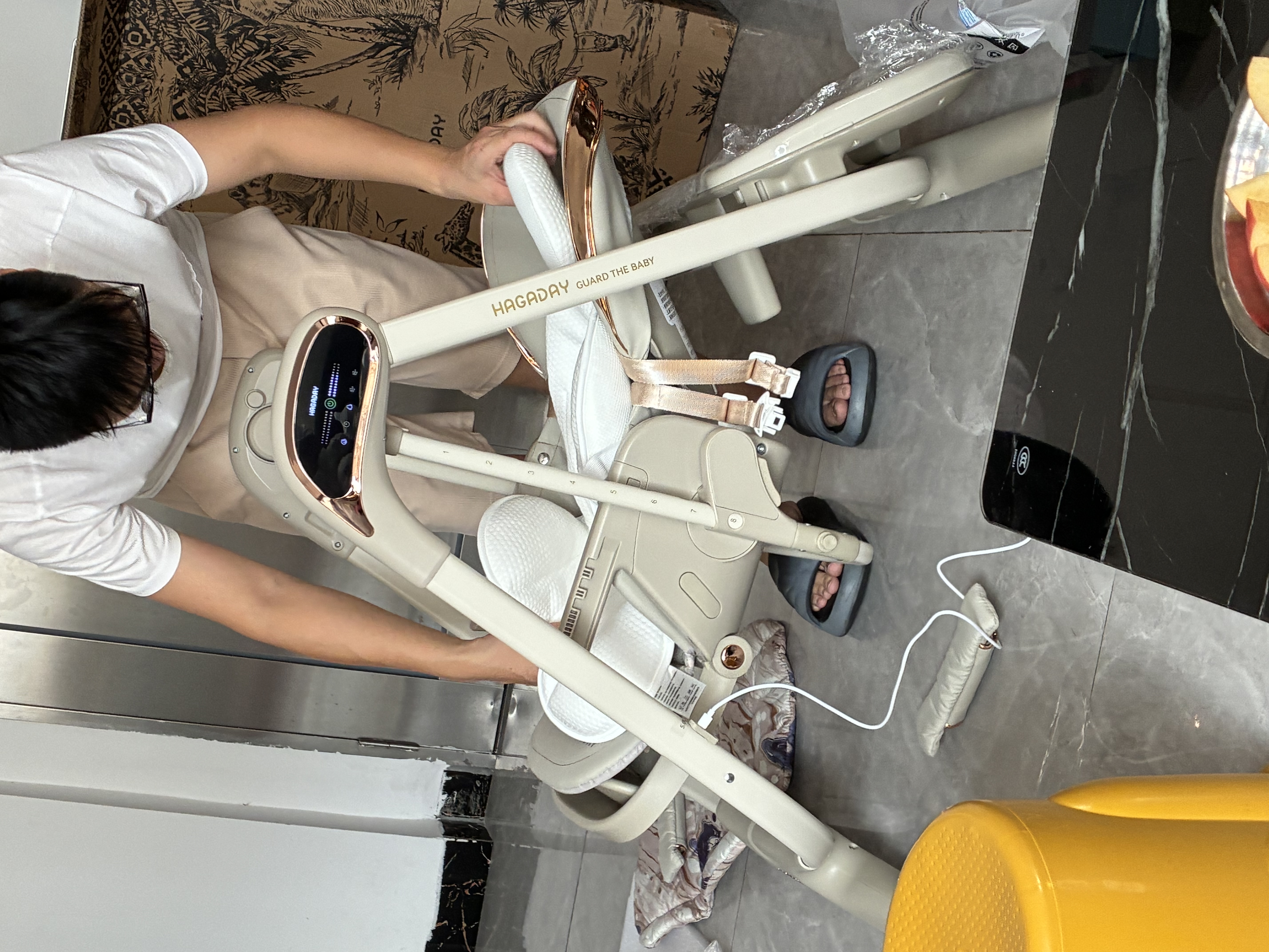 哈卡达hagaday 哈卡达儿童餐椅多功能宝宝餐桌椅子家用婴儿吃饭学坐座椅 实拍图