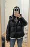 千仞岗【杨洋90鹅绒】秋冬季新款羽绒服黑金保暖外套男女同款防寒服 魔力黑 XS (155) 【推荐110斤以下】 实拍图