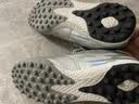 卡尔美（KELME）儿童足球鞋TF碎钉魔术贴免系带防滑耐磨球鞋 金属银黑  37  实拍图