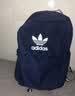 adidas休闲日常通勤运动双肩背包学生书包开学男女阿迪达斯三叶草   深靛蓝   NS(均码) 实拍图